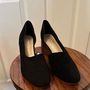 New Sbicca Sz 8.5 Black Suede Shoes